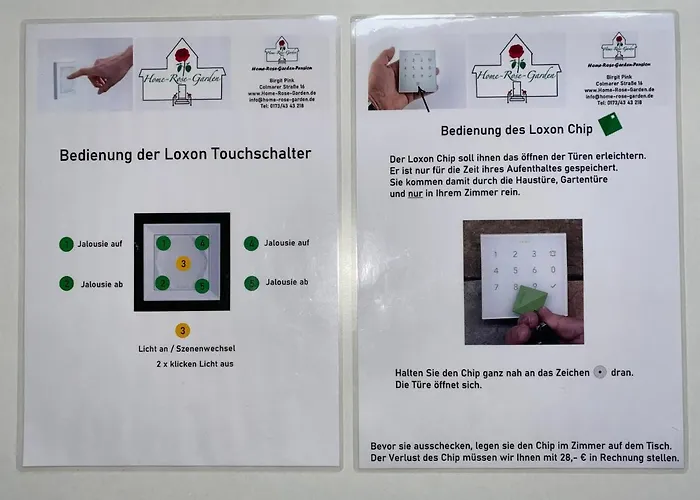 Penzion Home-rose-garden-gaestehaus Kontaktloser Zugang